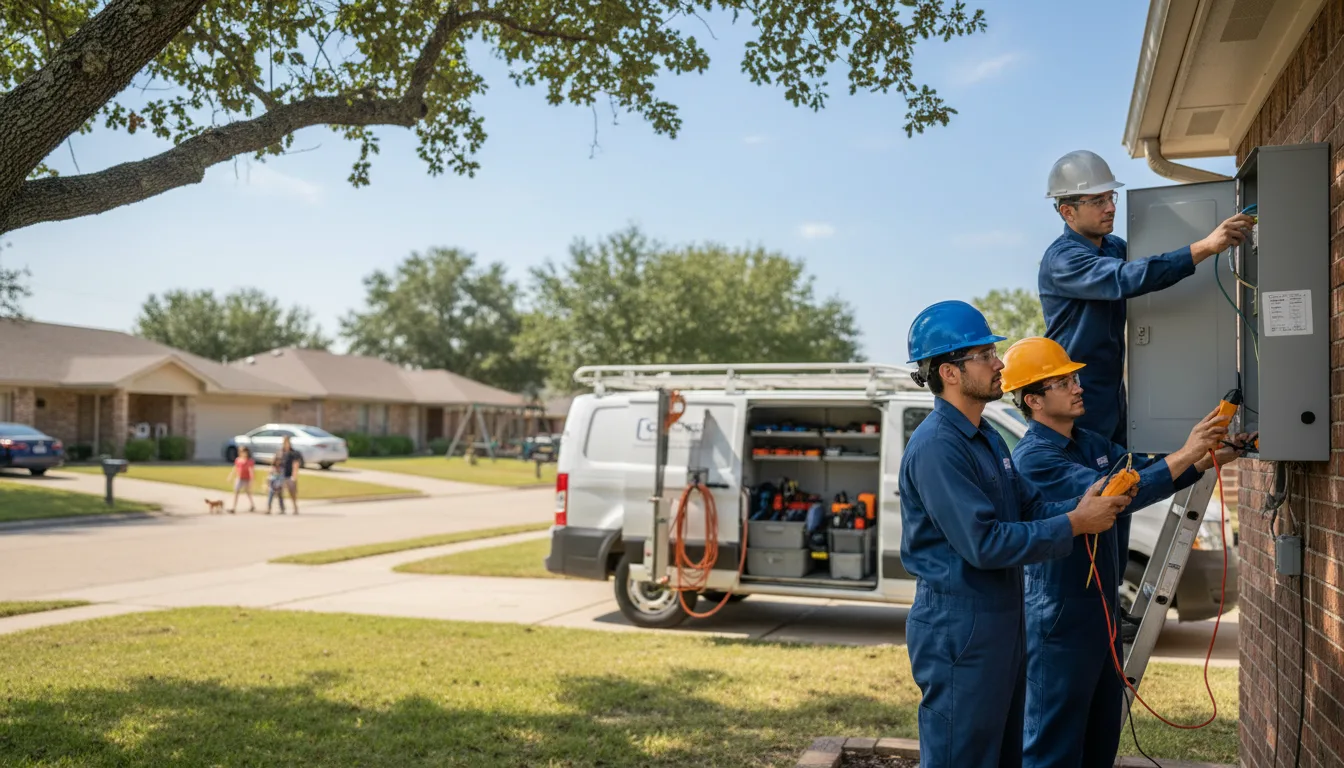Certified electrician providing emergency electrical services in Ozone, AR